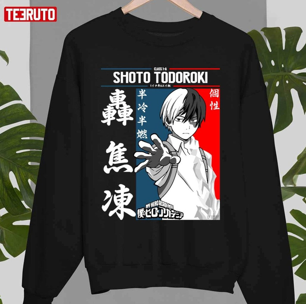 Shoto Todoroki My Hero Academia Japanese Style Unisex T-Shirt