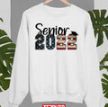 Senior 2022 American Flag Unisex T-Shirt