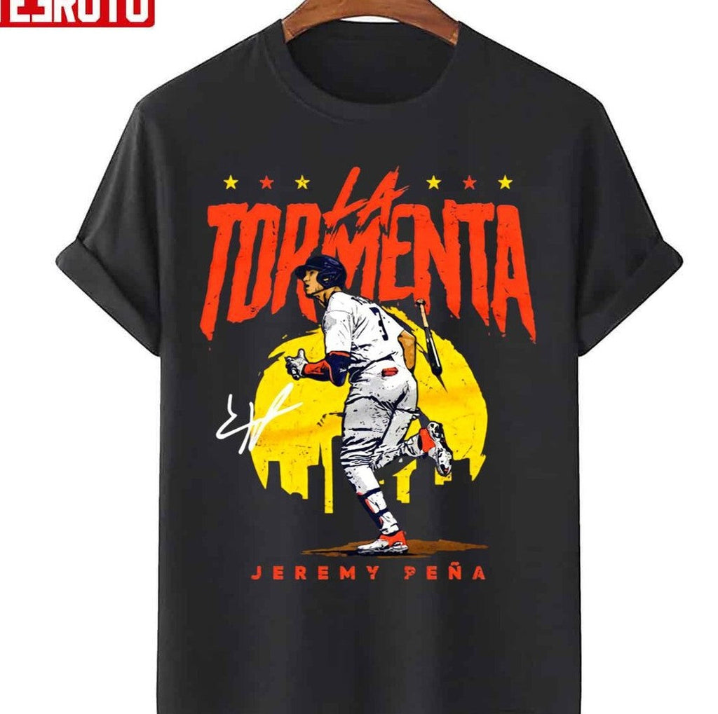 Sunset Design Jeremy Pena La Tormenta Houston Astros Unisex Hoodie