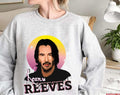 Portrait Of Actor Keanu Reeves Unisex Sweatshirt