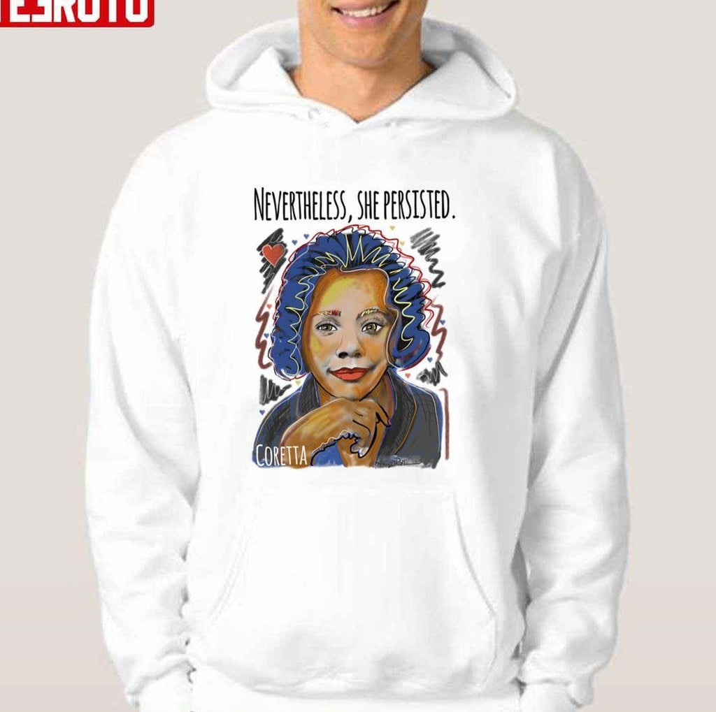 Nevertheless She Persisted Coretta Scott King Unisex T-Shirt