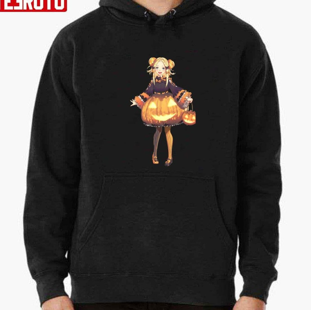 Anime Girl Halloween Pumpkin Unisex T-Shirt