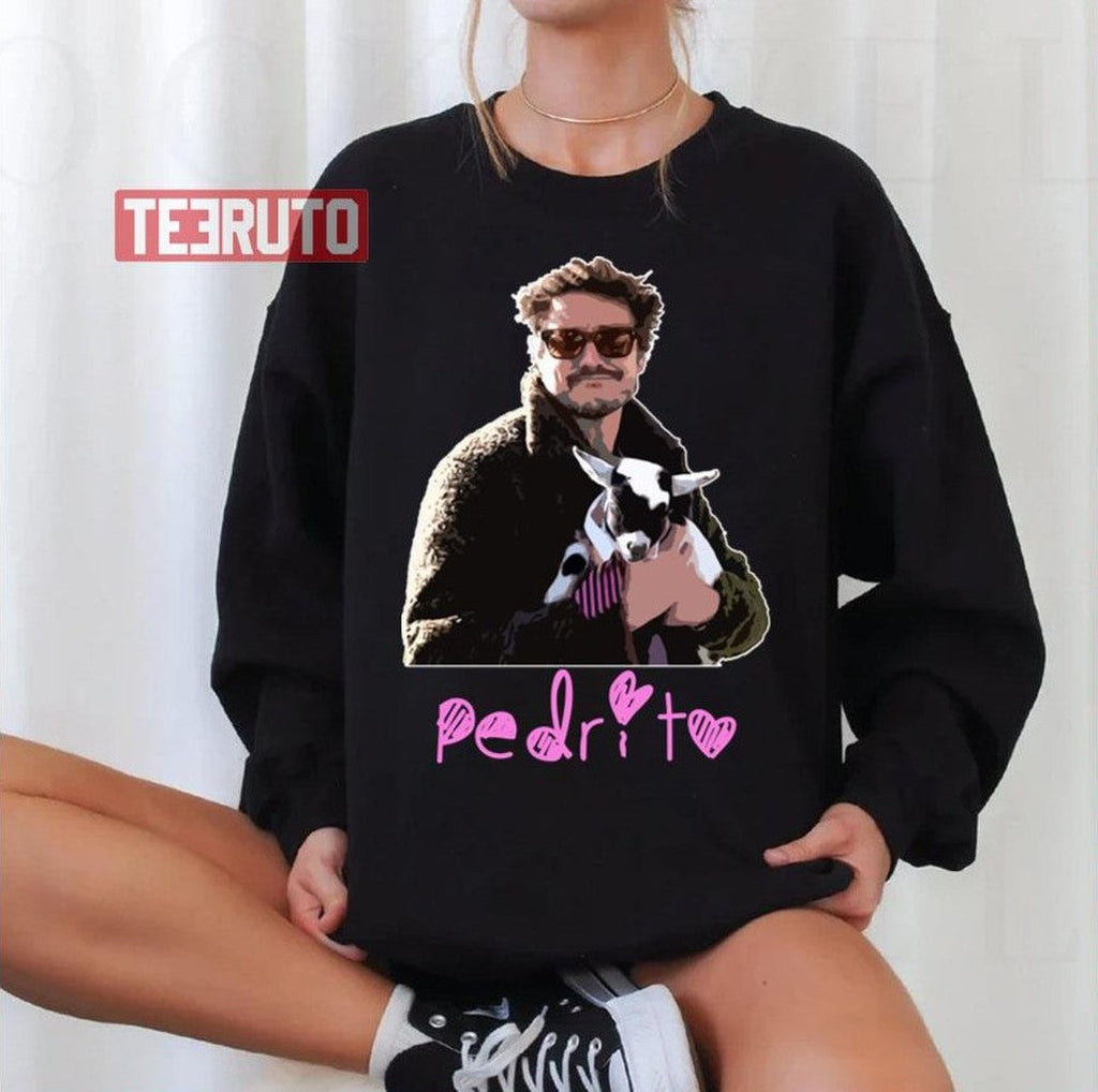 Pedrito Pedro Pascal And A Baby Goat Unisex T-Shirt