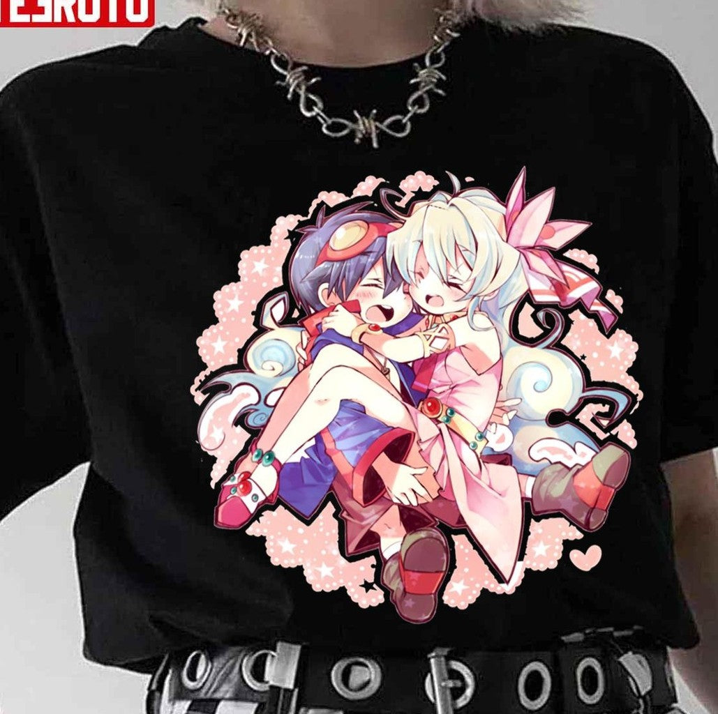 Tengen Toppa Cute Couple Gurren Lagann Unisex Hoodie
