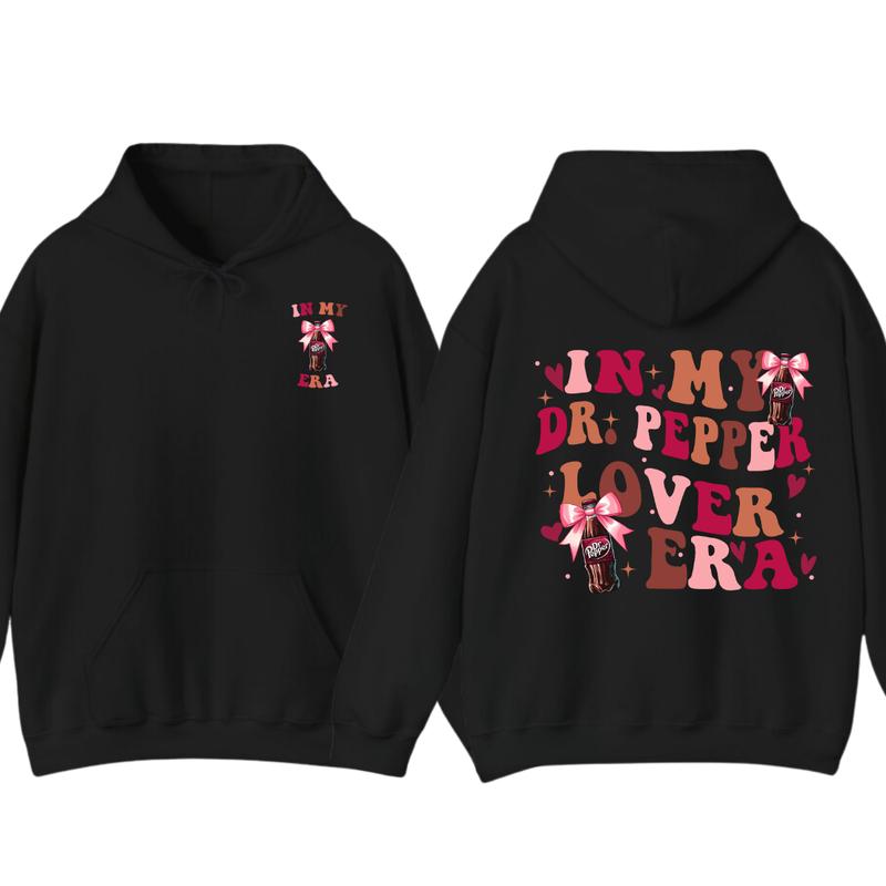 Drr Pepper Coquette Bow Pink Hoodie, In My Drr. Pepper Shirt, Coquette Tshirt, Drr.pepper Cans Hoodie Unisex