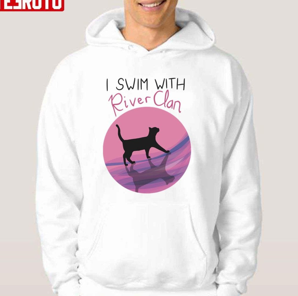 Riverclan Pride Black Cat Silhouette Unisex T-Shirt