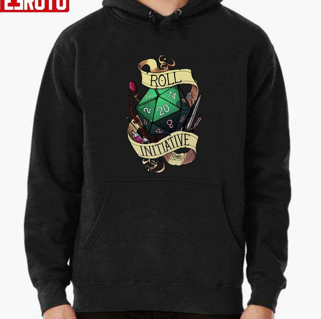 Roll Initiative Dungeons &amp; Dragons Art Unisex T-Shirt
