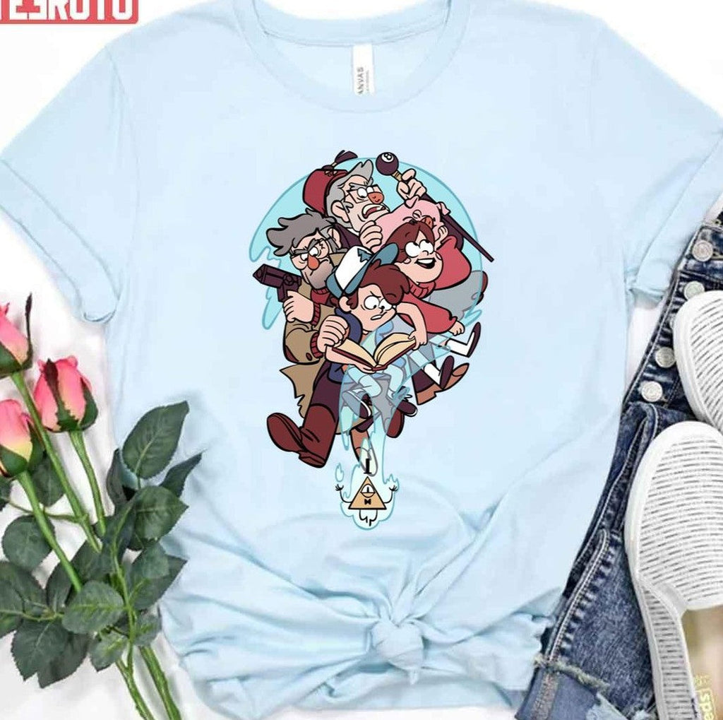 Pines Pines Cartoon Gravity Falls Unisex T-Shirt