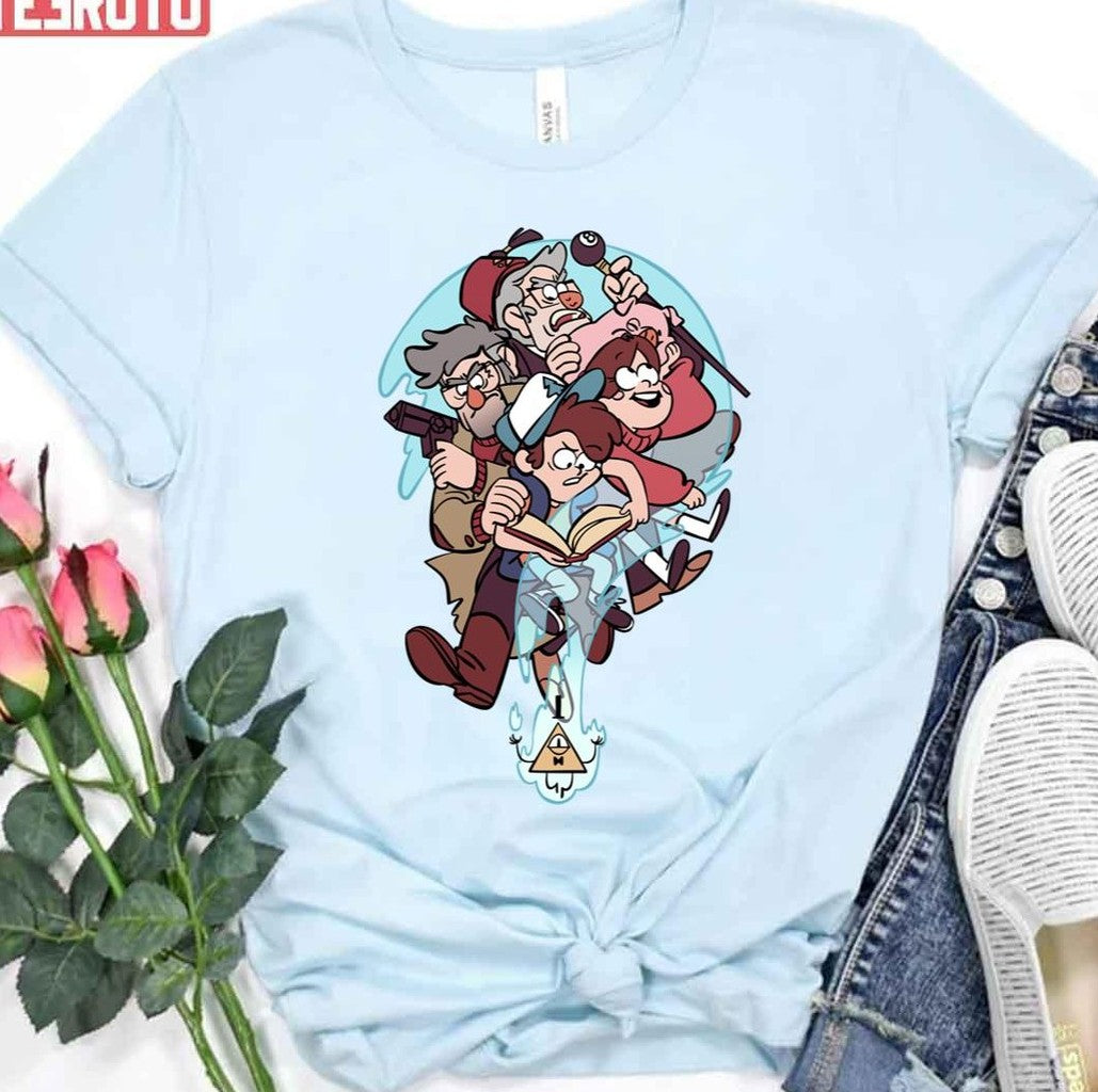 Pines Pines Cartoon Gravity Falls Unisex T-Shirt