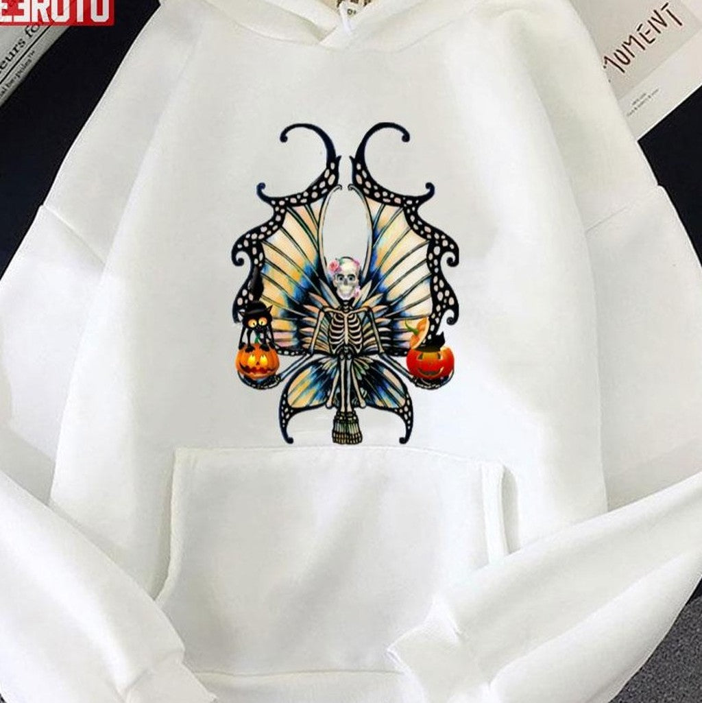 Skeleton Fairy Grunge Fairycore Aesthetic Gothic Cottagecore Unisex T-Shirt