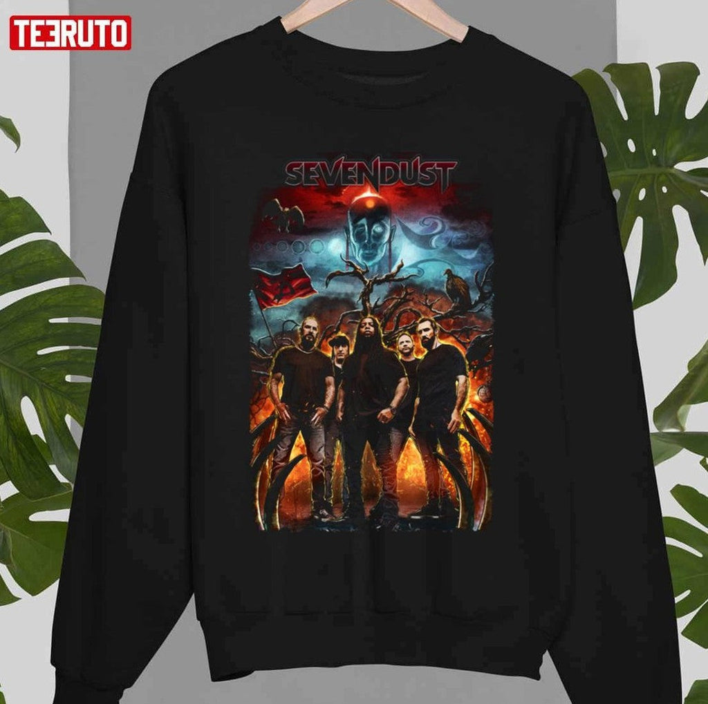 Sevendust Morgan Rose John Connolly Sticker Unisex Sweatshirt