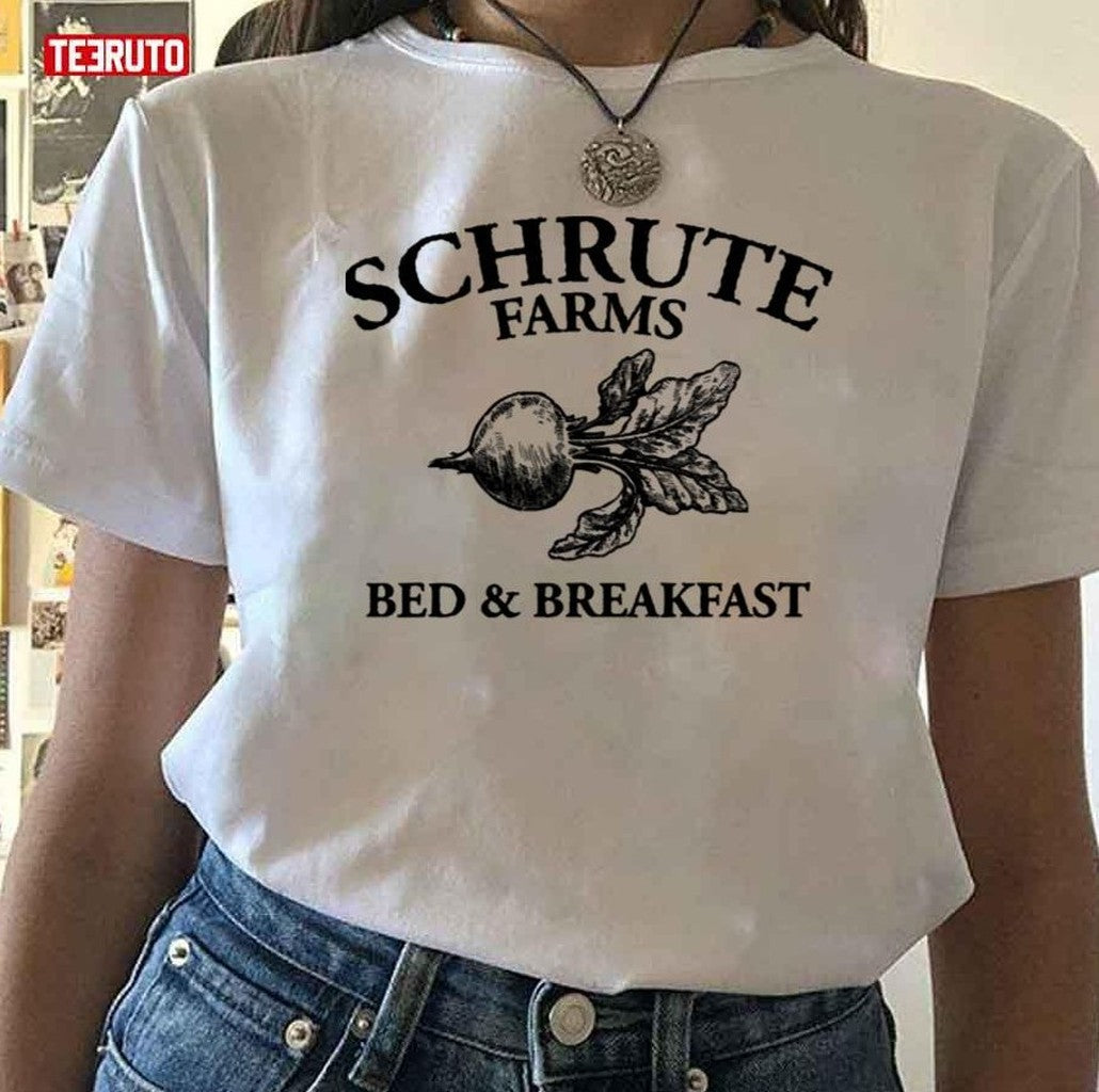 Schrute Farms Bed Breakfast Logo The Office Unisex T-Shirt