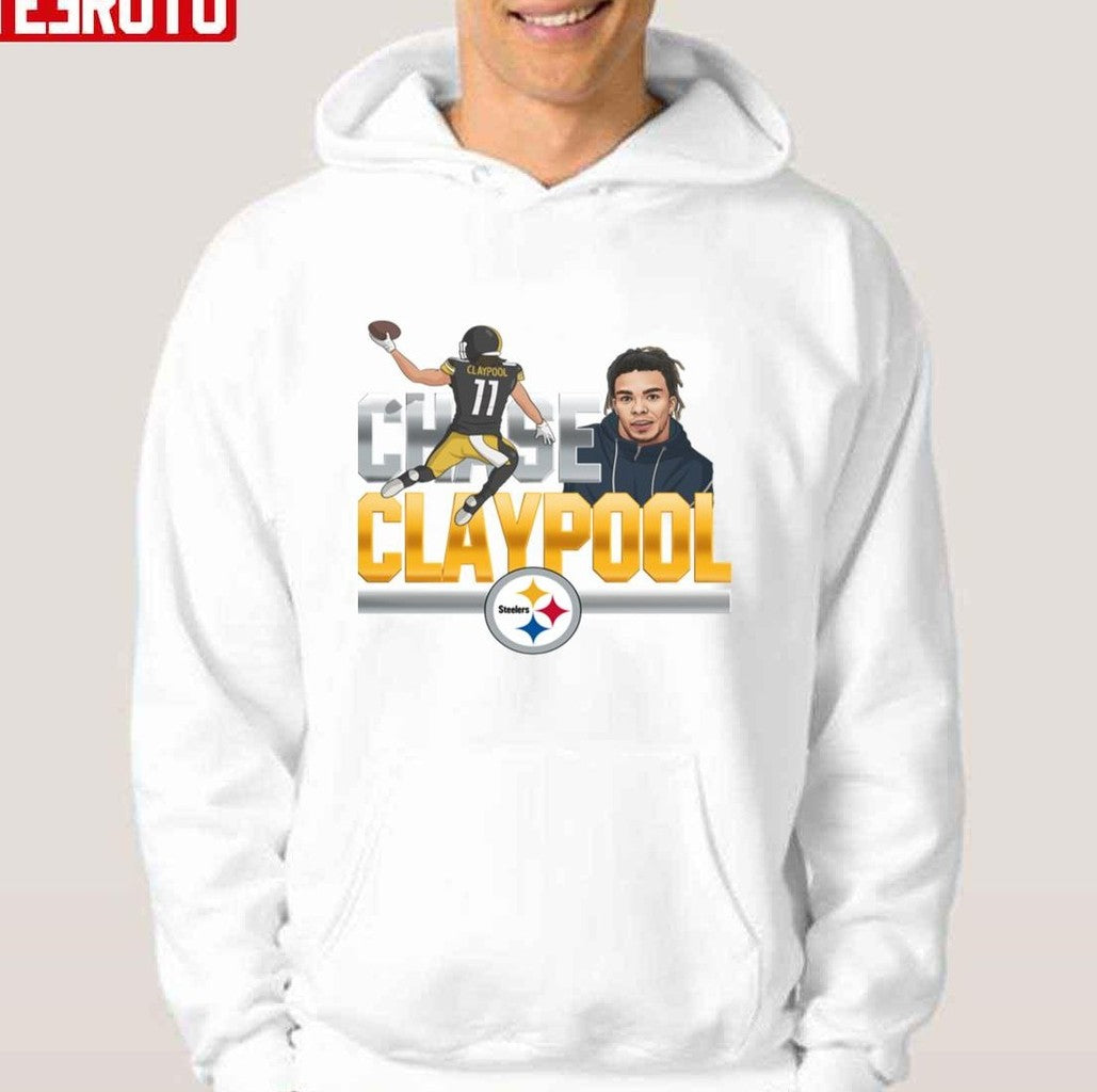 Portrait Chase Claypool Football Unisex Hoodie