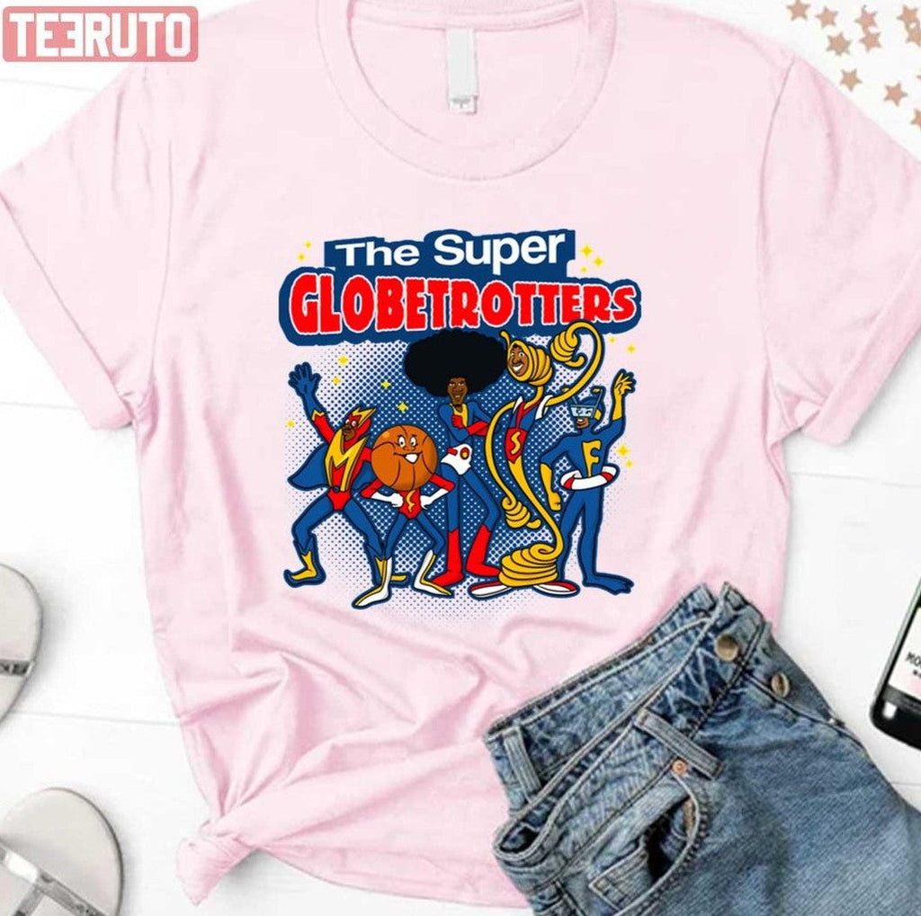 Super Globetrotters Cartoon Art Harlem Globetrotters Unisex Sweatshirt