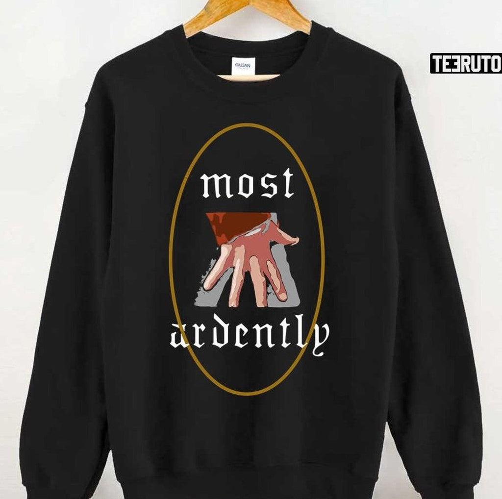Most Ardently Hand Flex Gothic Oval Pride &amp; Prejudice Matthew Macfadyen Unisex T-shirt