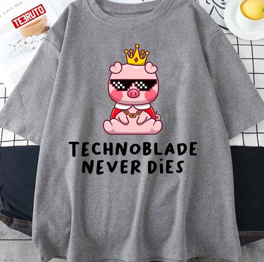 Technoblade Never Dies Tribute To Techno Design Unisex T-Shirt