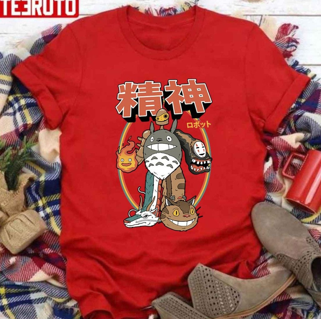 Spirits Combiner Studio Ghibli Anime Characters Unisex Sweatshirt
