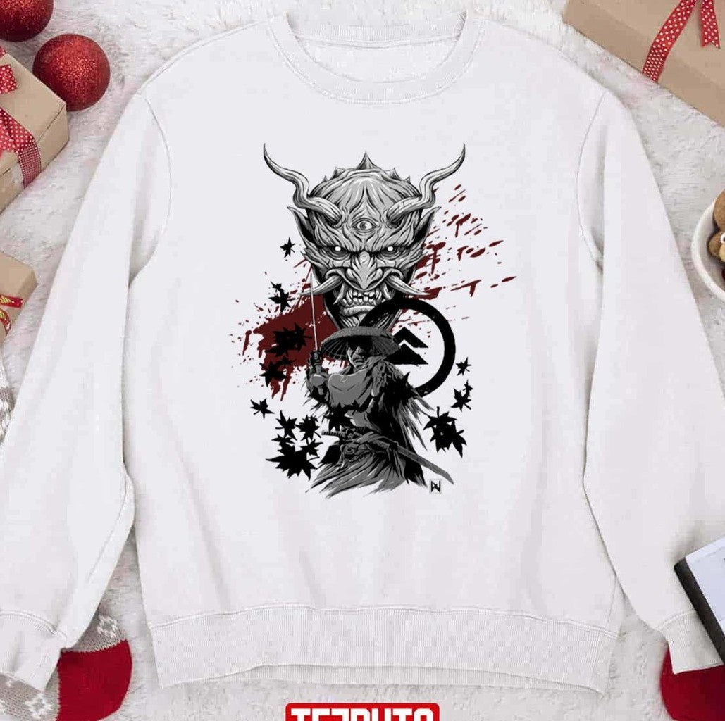 The Demon Mask Ghost Of Tsushima Unisex Sweatshirt