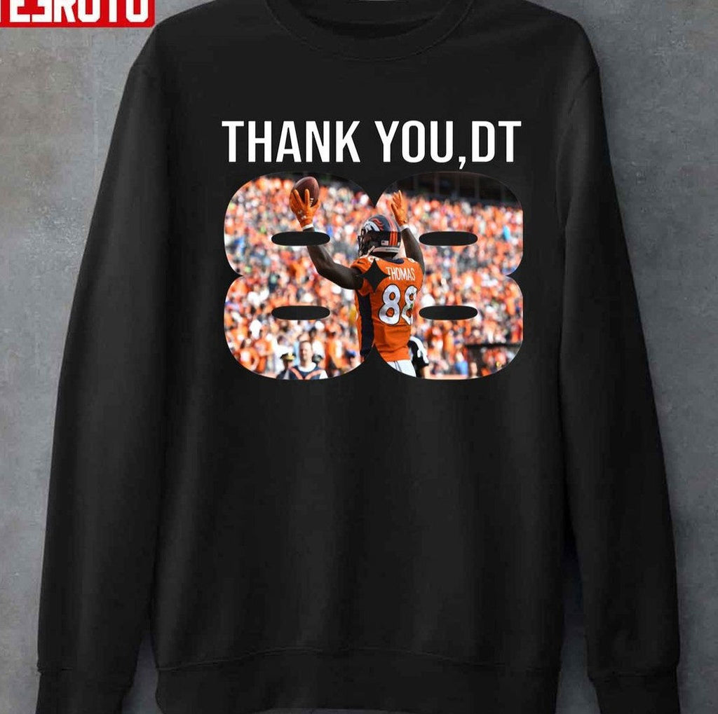 Thank You DT Demaryius Thomas Football Design Unisex T-Shirt