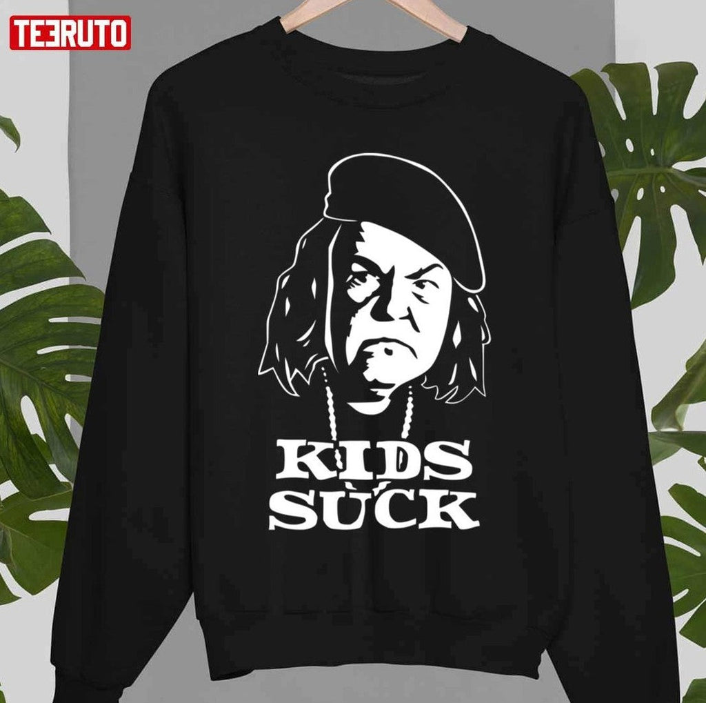 The Goonies Mama Fratelli Kids Suck White Design Unisex Sweatshirt