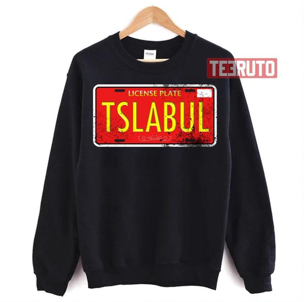 Tesla Bull License Plate Unisex T-Shirt