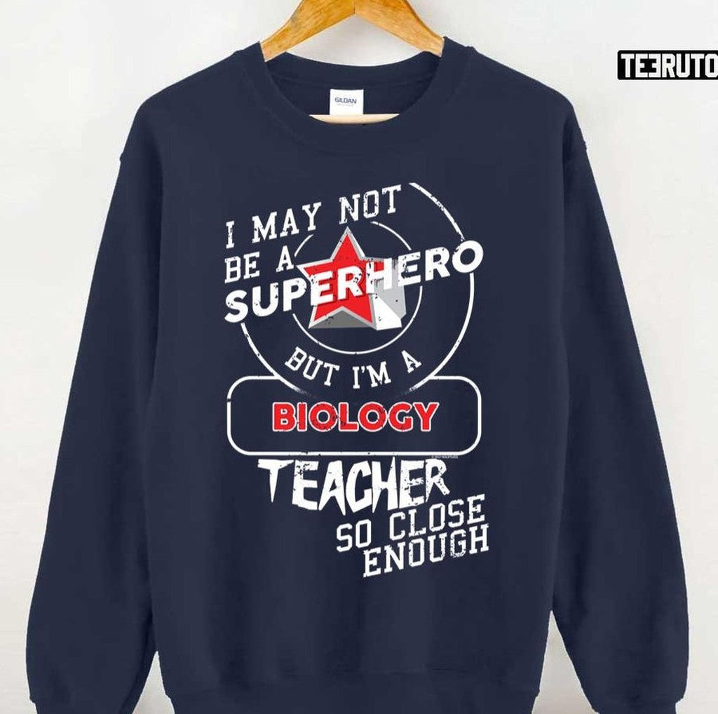 Biology Teacher Superhero Unisex T-Shirt