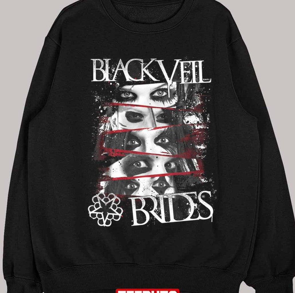 Black And White Design Black Veil Brides Music Band Unisex Sweatshirt