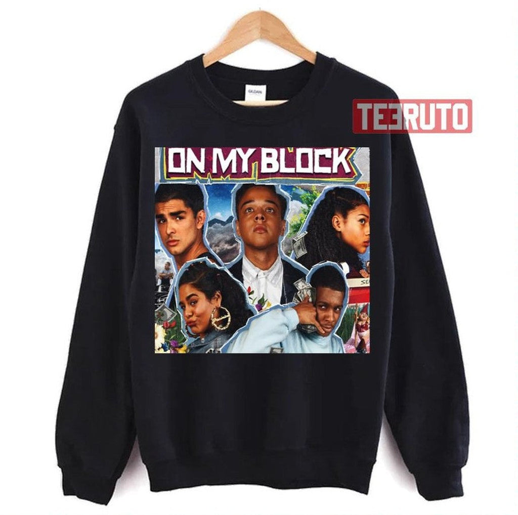 On My Block Collage Design Unisex T-Shirt