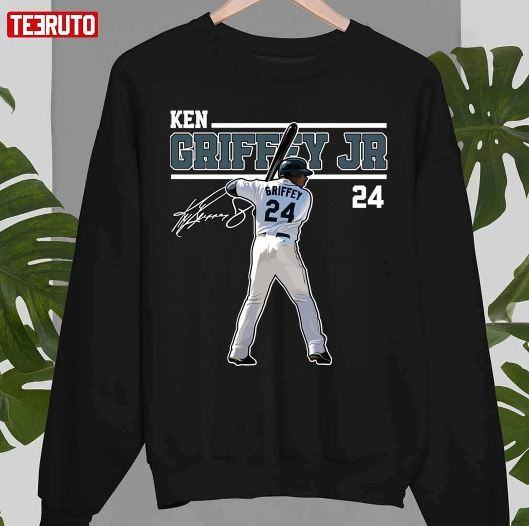 Art Ken Griffey Jr The Kid Seattle Baseball Legend Signature Unisex T-Shirt