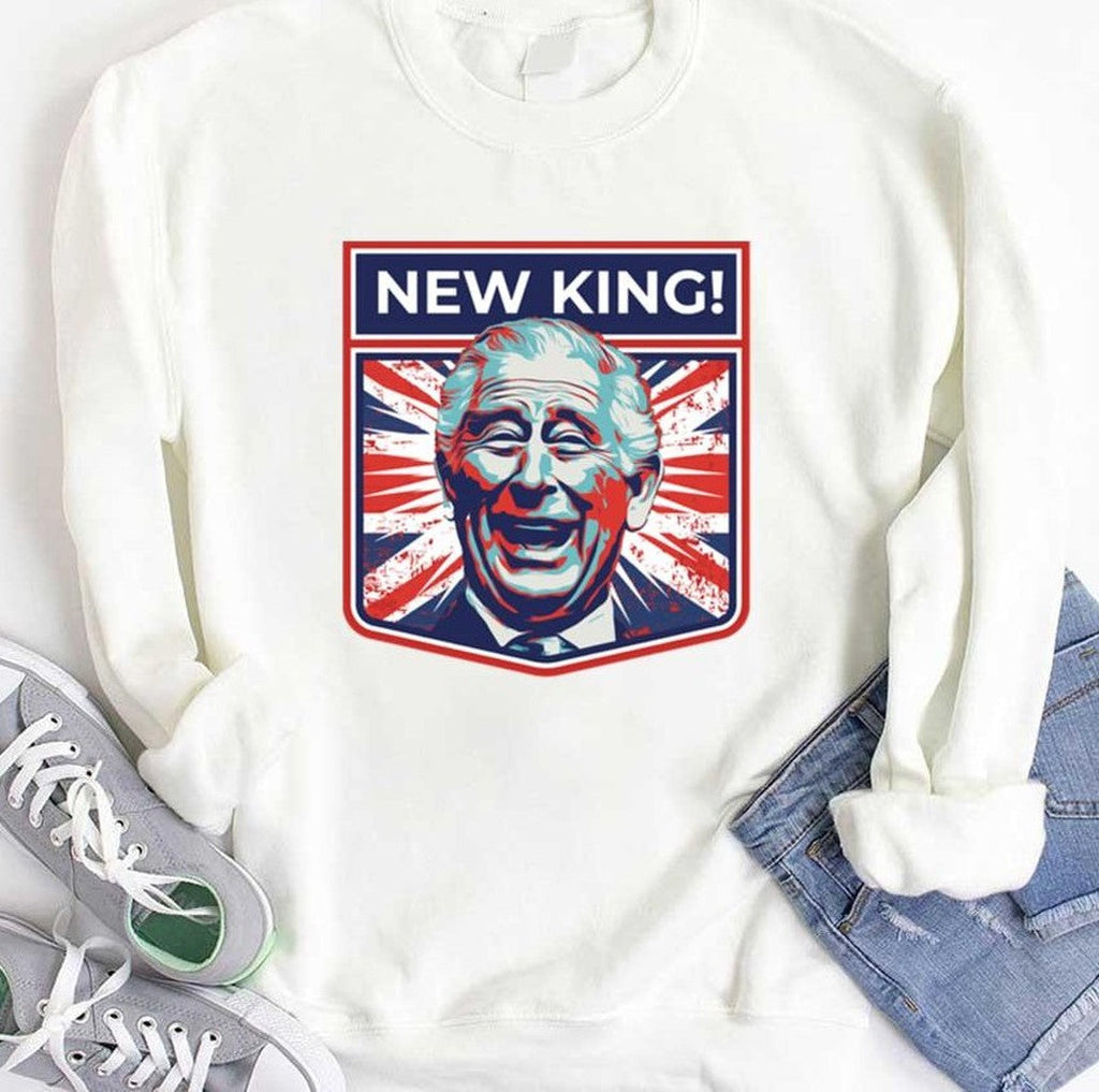 New King King Charles III Art Unisex T-shirt