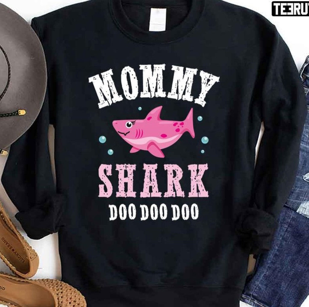 Mommy Shark Doo Doo Doo Super Cute For Mother Sweatshirt