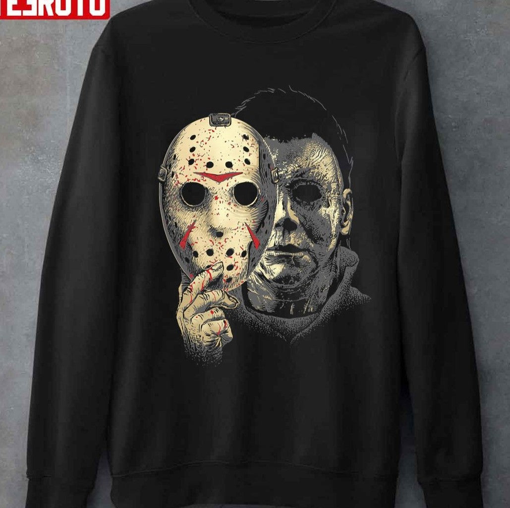 Behind The Mask Michael Myers Voorhees Unisex Sweatshirt