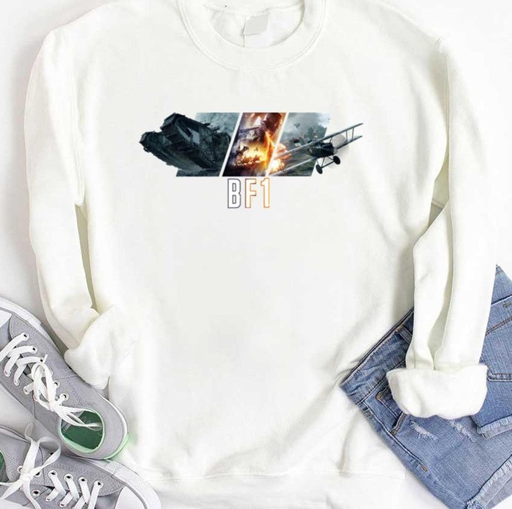 Series Bf1 Battlefield 1 Game Graphic Unisex T-shirt