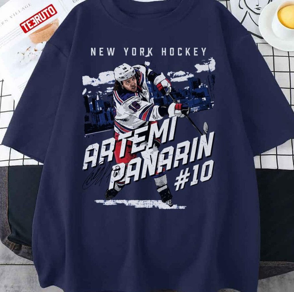 Artemi Panarin Skyline New York Rangers Unisex Sweatshirt