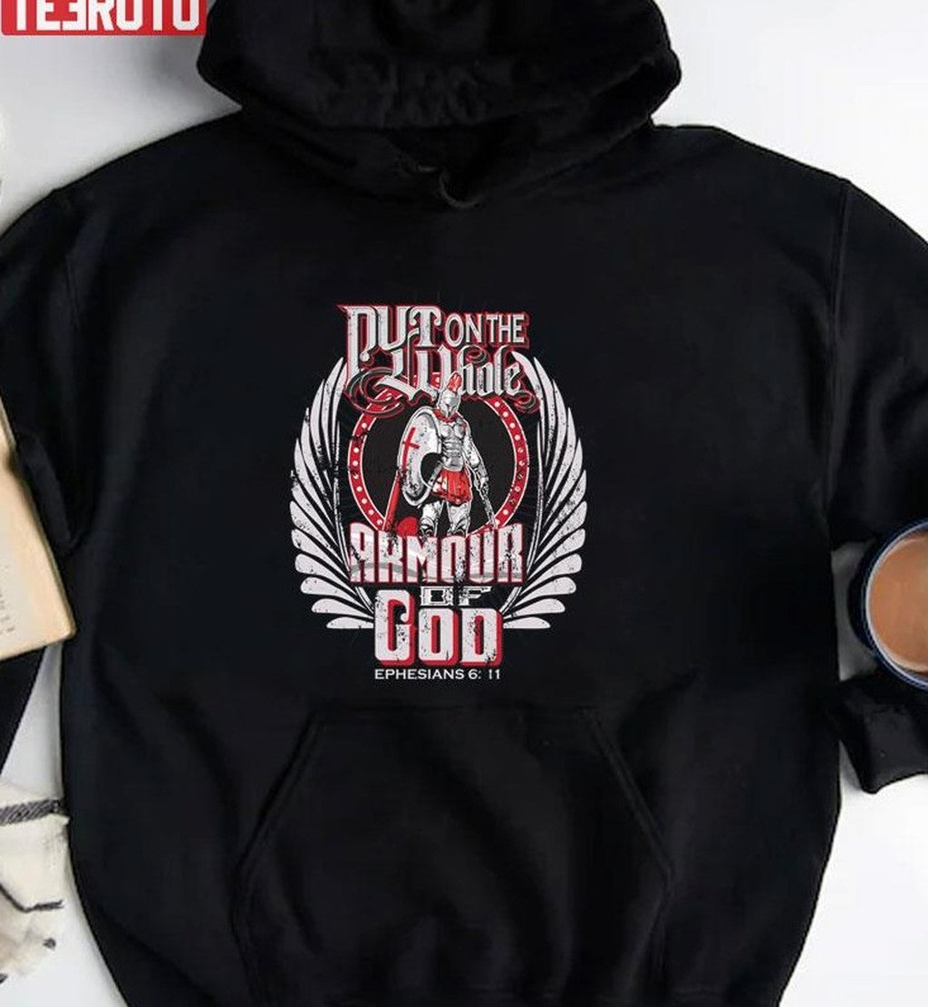Put On The Whole Armour Of God Spartan Barbarian Unisex Sweatshirt