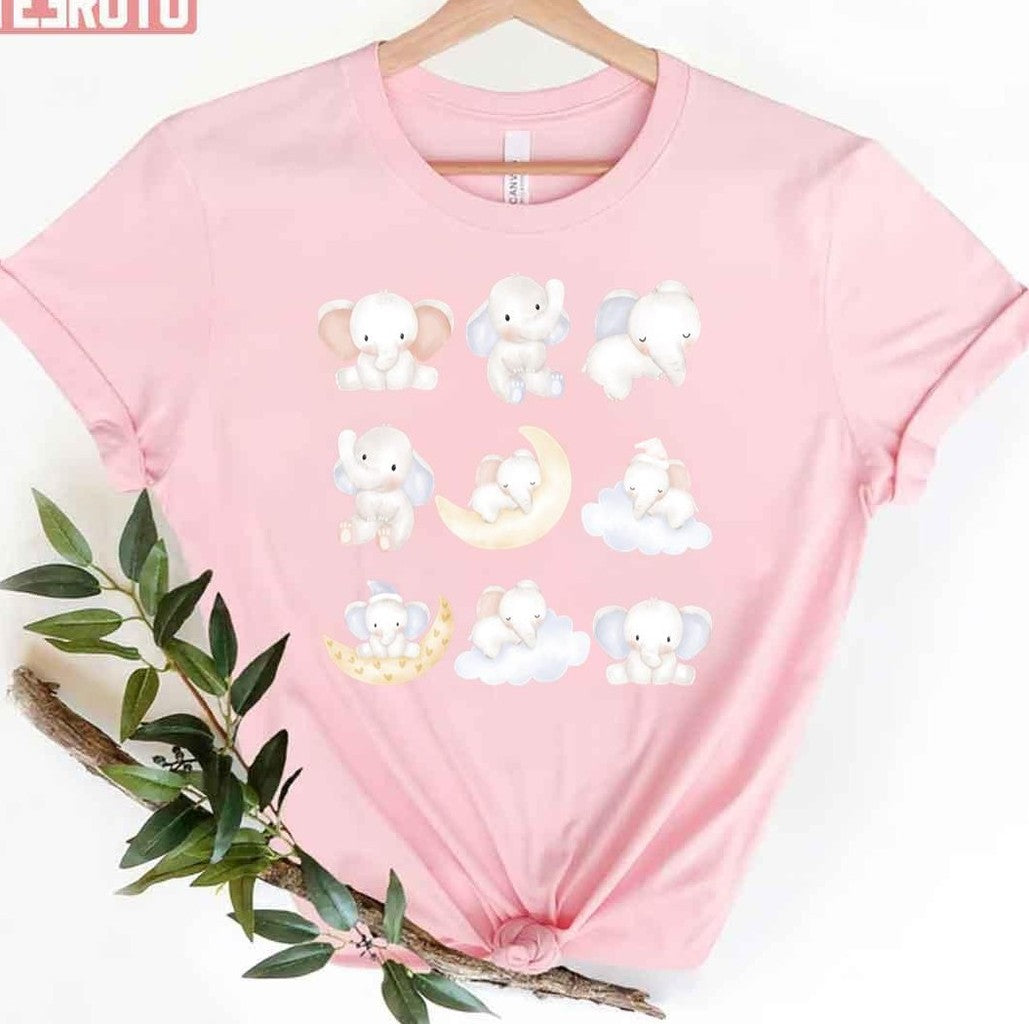 Oh No I Picked The Wrong White Elephant Cute Elephants Unisex T-Shirt