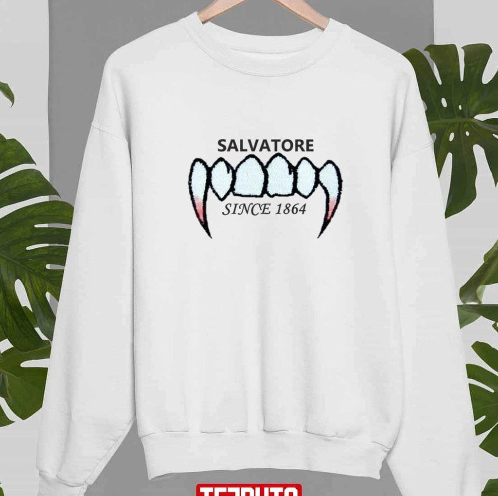 Salvatore Since 1864 Vampire Teeth Unisex Sweatshirt