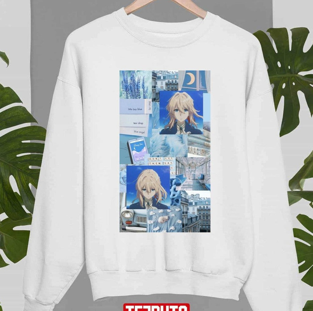 Beautiful Violeta Aesthetic Art Violet Evergarden Unisex Sweatshirt