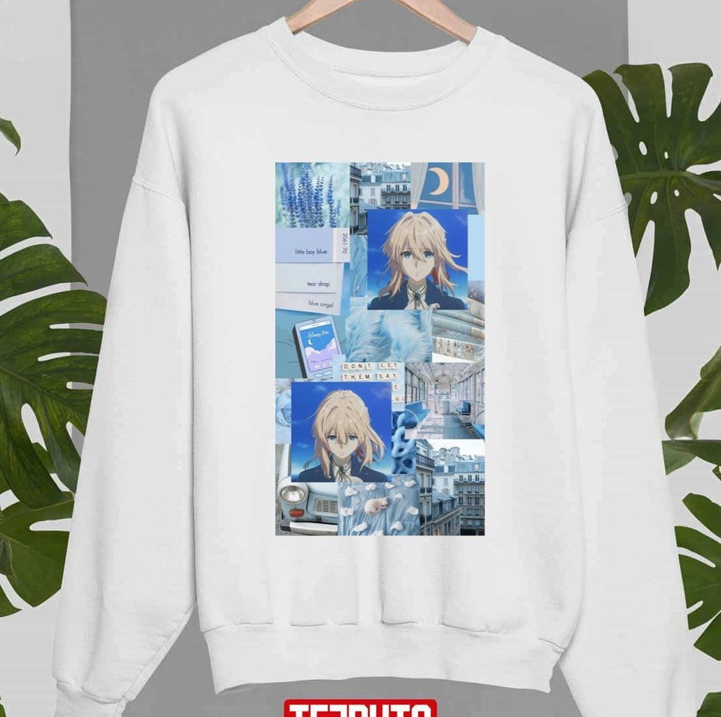 Beautiful Violeta Aesthetic Art Violet Evergarden Unisex Sweatshirt