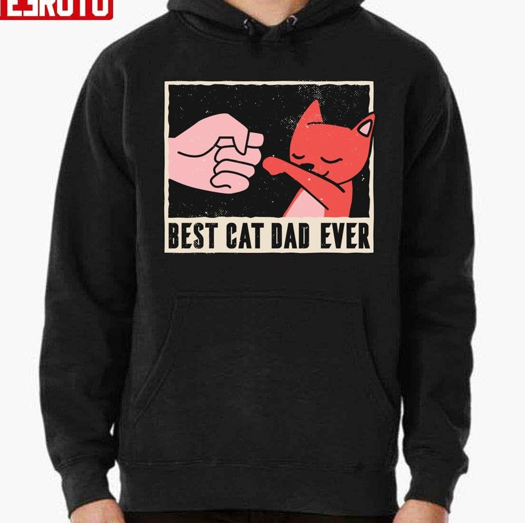 Best Cat Dad Ever Chibi Art Unisex T-Shirt