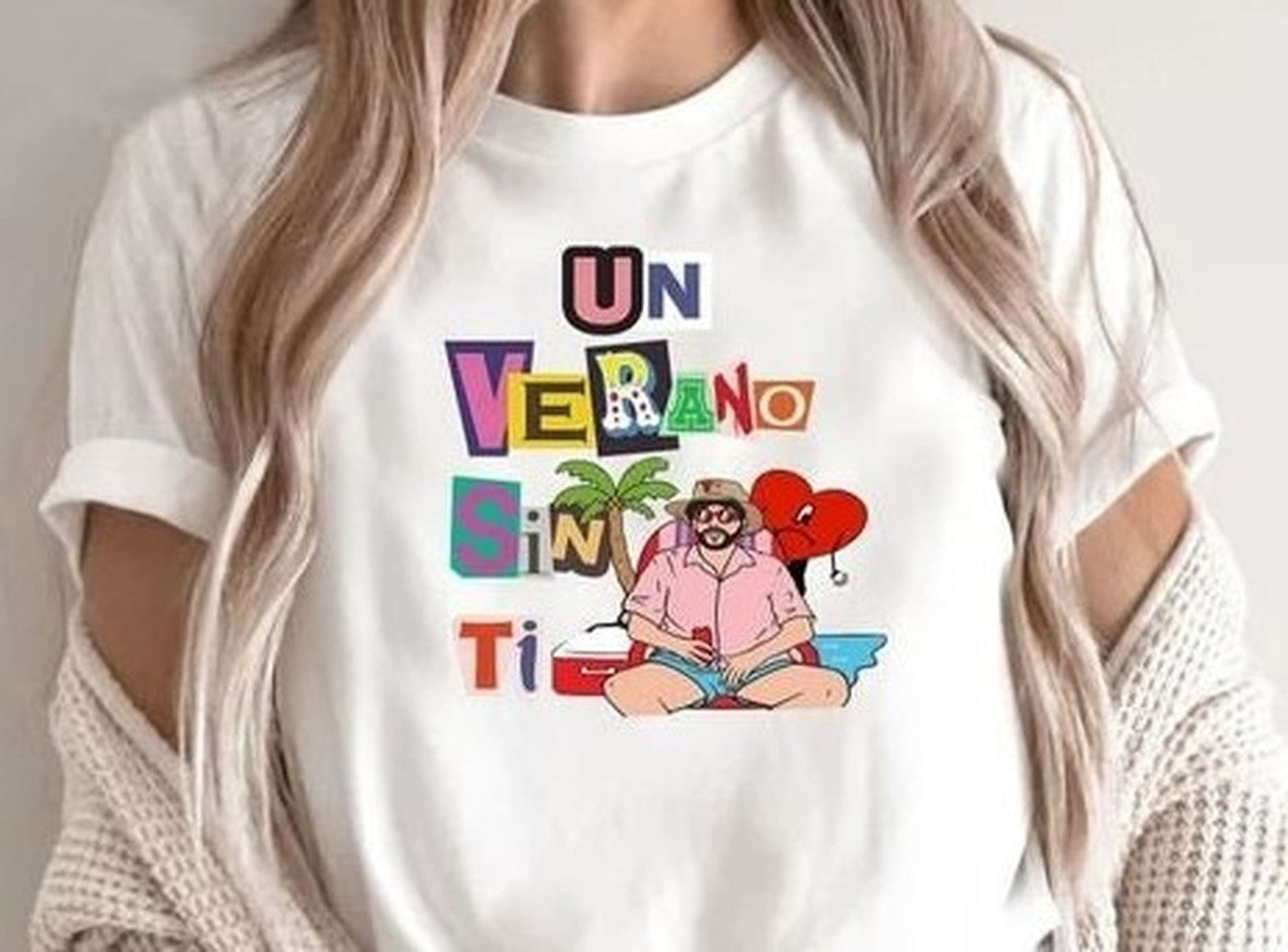 Bad Bunny Sad Heart T-Shirt