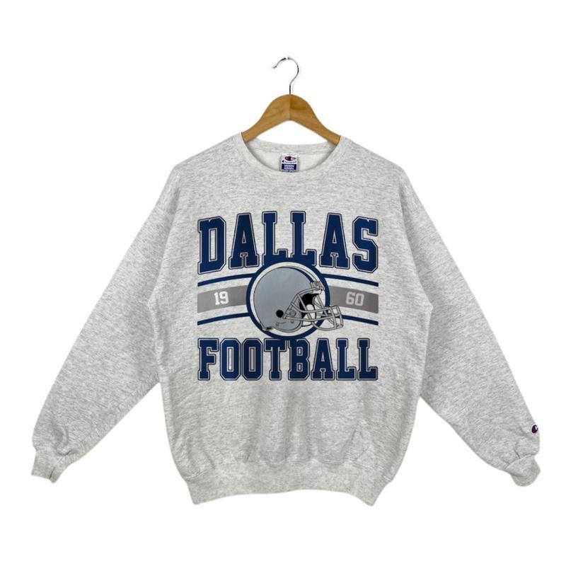 Vintage All Team Football in Ash Color Sweatshirt, Gift for Football Fans, Football Game Day Season Shirt