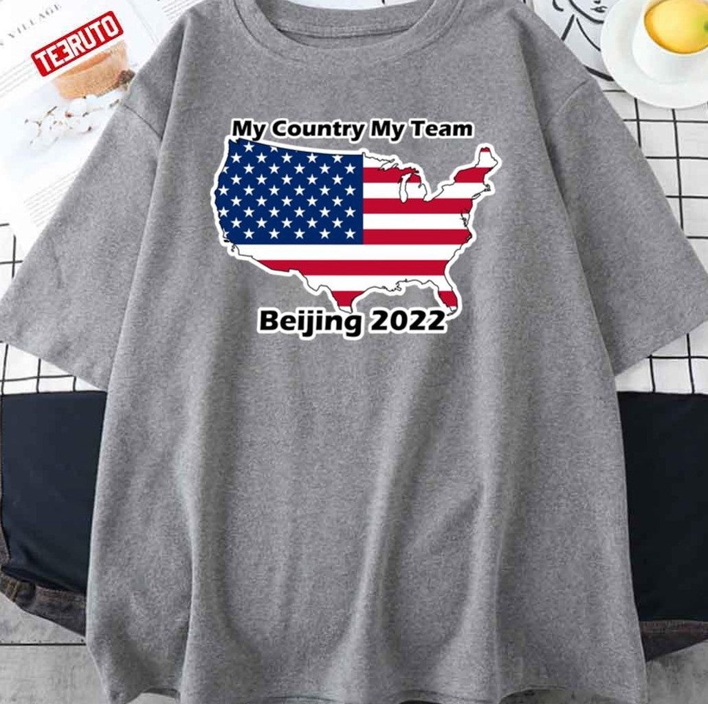 My Country My Team America Beijing 2022 Unisex T-Shirt