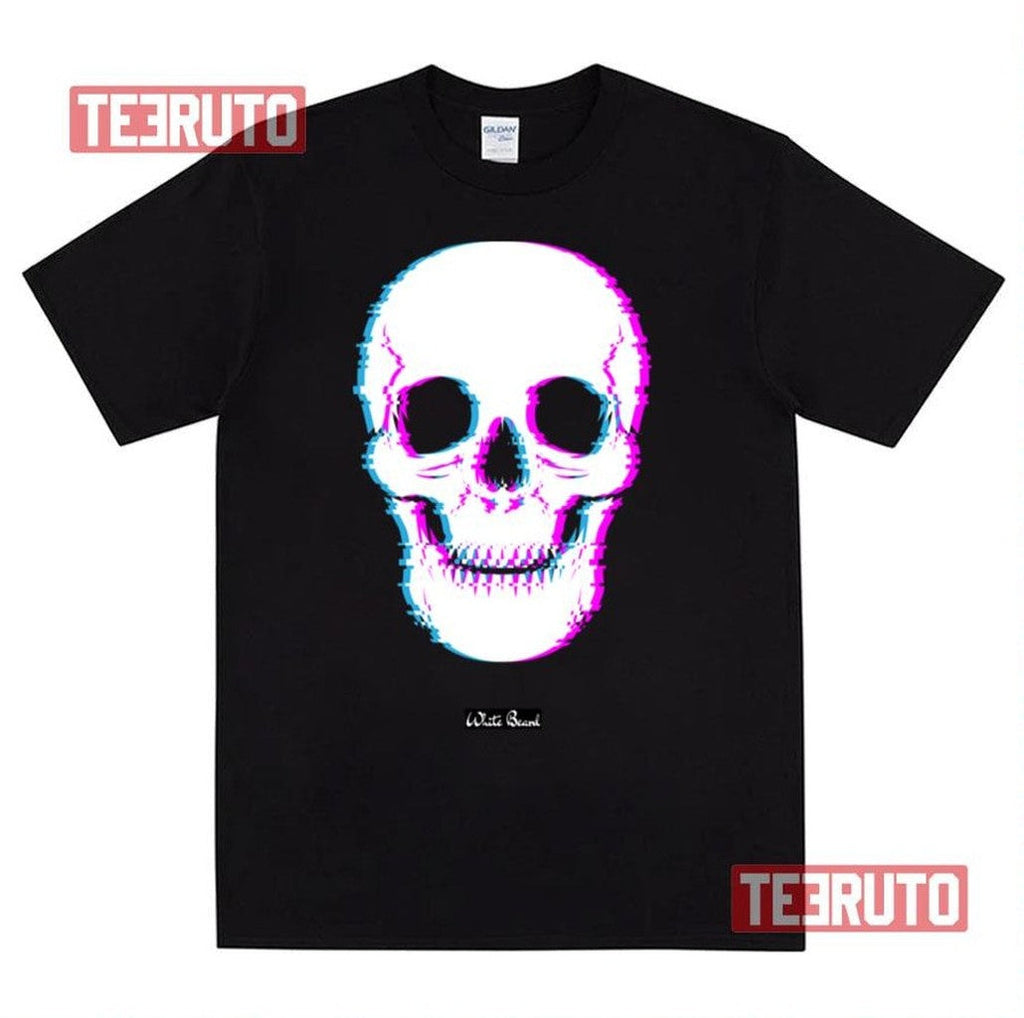 Skull Aesthetic Glitch Art Unisex Sweatshirt
