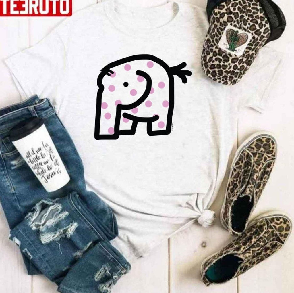 The Cute Friend Spotted Elephant Unisex Hoodie