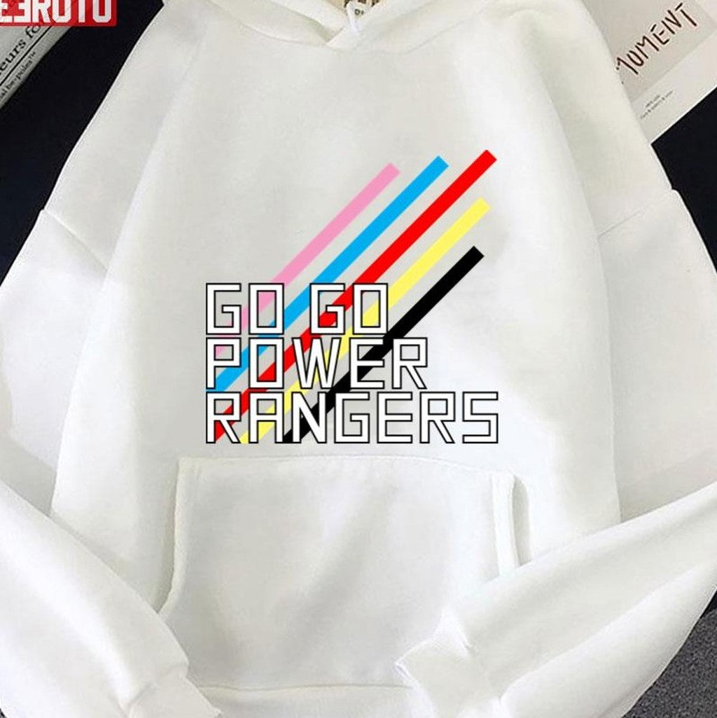 Teleporting Lights Go Go Power Rangers Unisex Hoodie