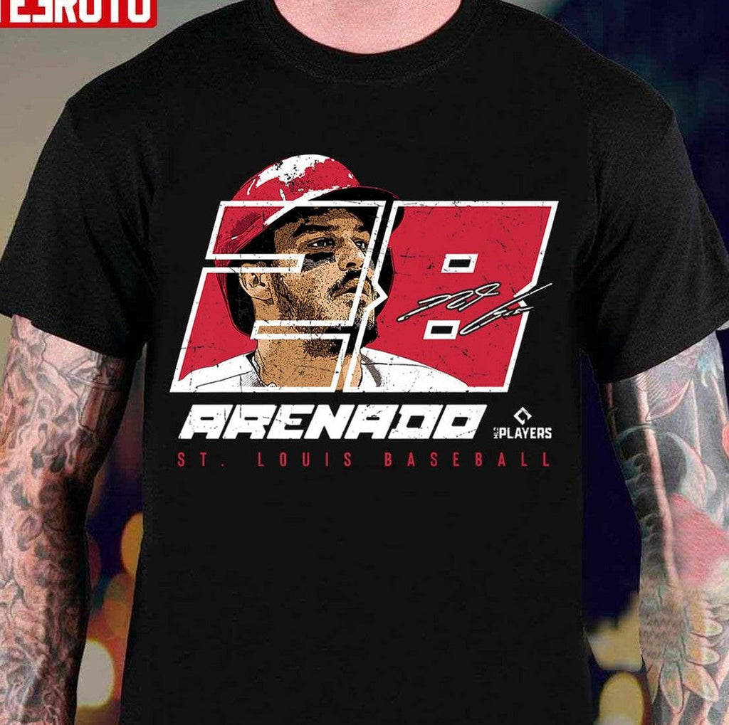 Nolan Arenado Silhouette Nado St Louis Mlbpa Unisex T-Shirt