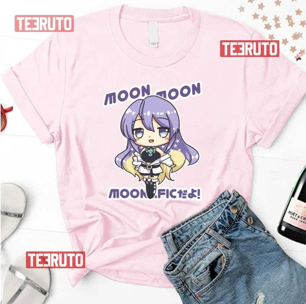 Moonafic Dayo Id Gen 1 Moona Hoshinova Hololive Unisex T-Shirt