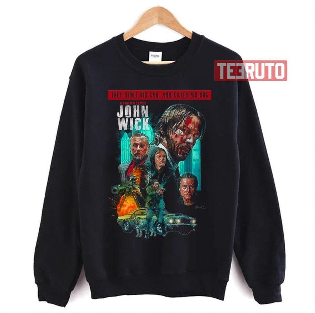 Movierastis John Wick Keanu Reeves Unisex T-Shirt