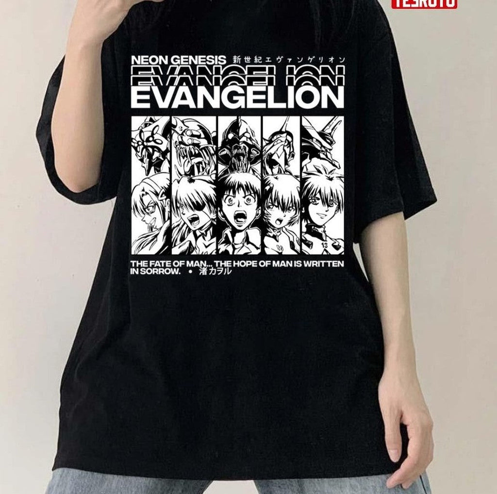 Neon Genesis Evangelion Pilots Back Unisex Sweatshirt